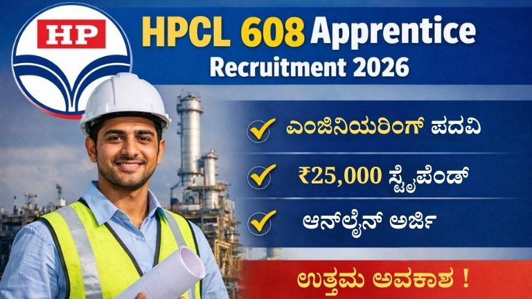 HPCL 608 Apprentice Recruitment 2026