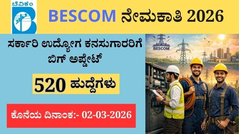 BESCOM Recruitment 2026