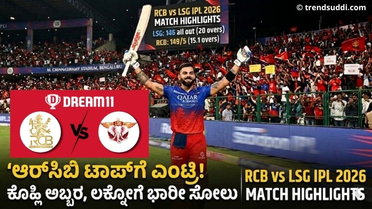 RCB vs LSG IPL 2026