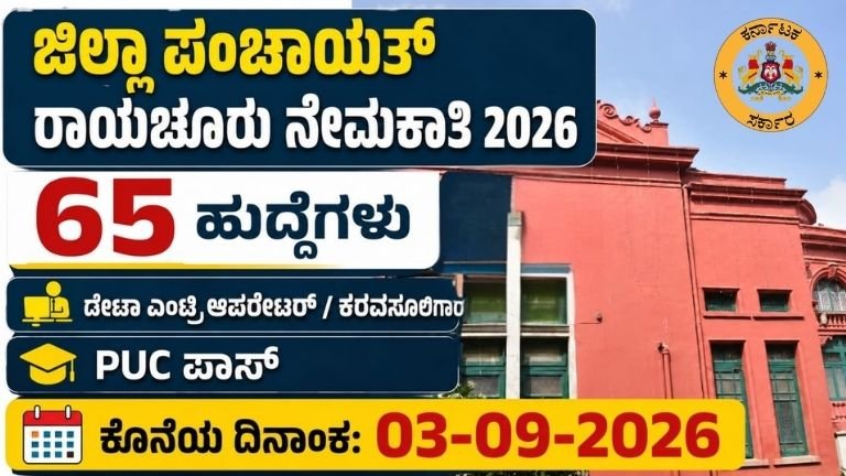 Raichur Recruitment 2026